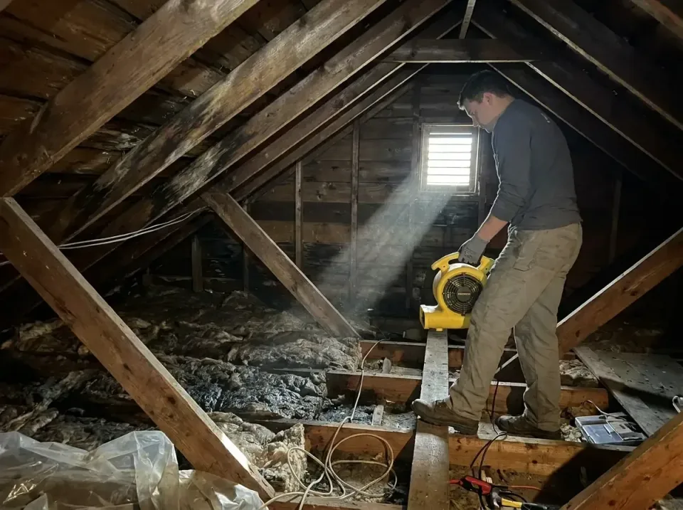 attic-water-damage-drying-proc-007 — frequently asked questions, Emergency Water Extraction & 24/7 Flood Response in Deltana…